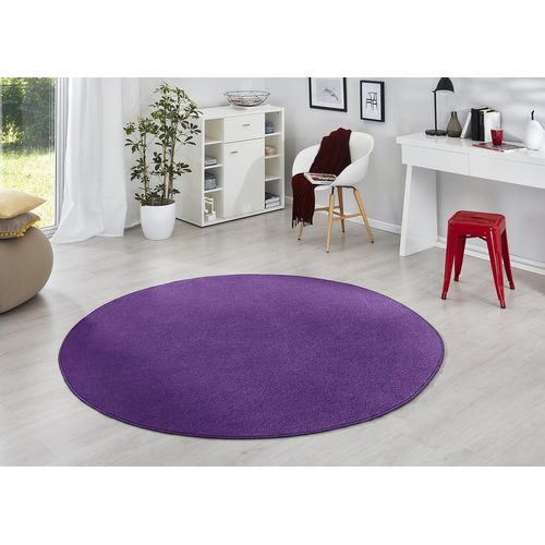 Anwxai-Tapis Fancy Rond-Tapis De Salon Uni Moderne En Velours Pour Salle À Manger,Salon,Chambre D'enfant,Couloir,Chambre À Coucher,Cuisine-Violet,Diamètre 133cm