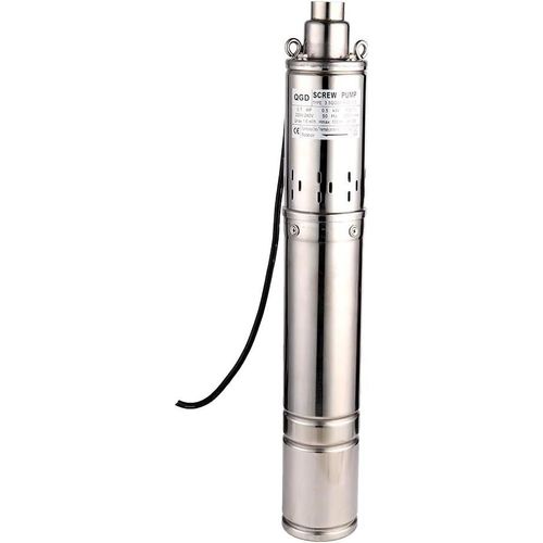 anwxai-Pompe De Puits Profond 220V 500W Pompe Submersible 100M Pompe À Eau Profonde Pompe Puits Immergee Pour La Maison/Industriel/Agriculture Et Jardin 1600L/H