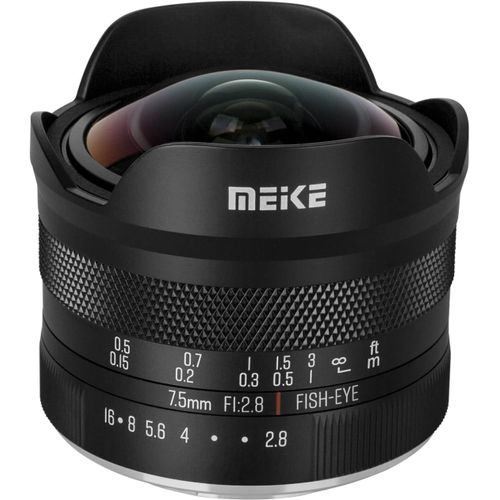 anwxai-Objectif Fisheye Circulaire Ultra Large 7,5 Mm F2,8-Mise Au Point Manuelle Aps-C-Compatible Avec Les Appareils Photo Fujifilm X Mount X-T3 X-H1 X-Pro2 X-E3 X-T1 X-T2 X-T4 X-T10 X-T20 X-T200