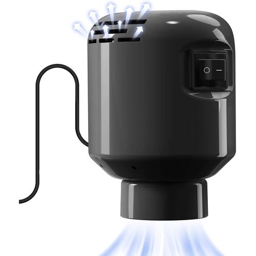 anwxai-Pompe À Air Électrique Pour Sac Sous Vide Portable De 55W 220V Pompe À Vide À Compression Électrique Rangement Vêtements/Couettes/Manteaux De Duvet(Balck)