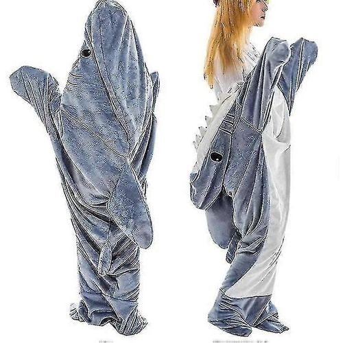 Couverture Requin Bebetter, Couverture Requin Confortable, Sweat À Capuche, Sac De Couchage Requin Dessin Animé, Sac De Couchage Requin Pyjama, Couverture Requin A
