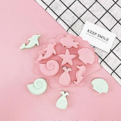 Moules À Chocolat En Silicone, Moules À Gâteaux Compatibles Pâtisserie, Moule À C?Ur Coquillage Océan Compatible Gâteau Bonbons Glace Gelée Fondant Muffin