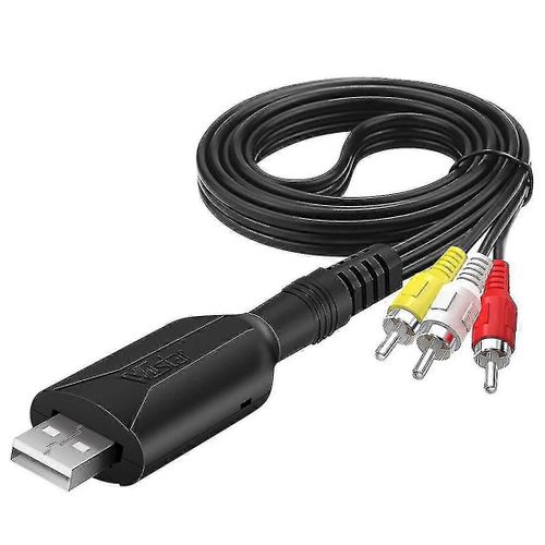 Carte de capture vidéo USB, convertisseur adaptateur VHS vers RCA numérique vers USB 2.0 pour périphérique de capture audio Easy T Hy