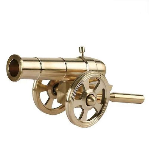 Canon En Laiton, Décoration De Canon En Cuivre, Décoration De Meuble Tv, Poignée De Collection De Mini-Canons En Acier