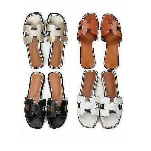 Sandales D'été Pour Femmes : Chaussons De Plage Plats Pour Dames Par Sldxd
