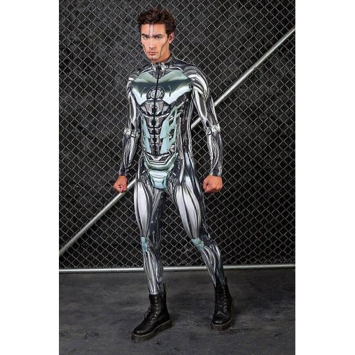 Déguisement De Robot Droïde Pour Homme ¿ Parfait Pour Halloween Et Noël En Couple