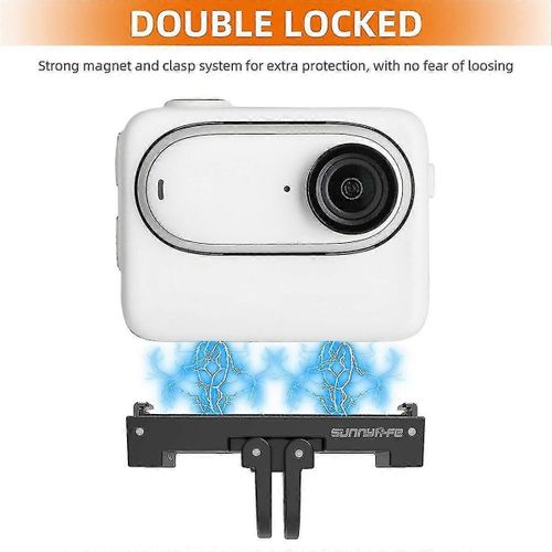 Adaptateur magnétique à dégagement rapide pour Go3, carte d'extension à dégagement rapide pour caméra pouce Go3