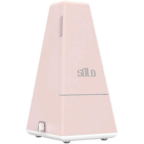 Métronome Mécanique, Son Fort, Piano, Batterie, Violon, Guitare, Saxophone, Macaron (Rose)