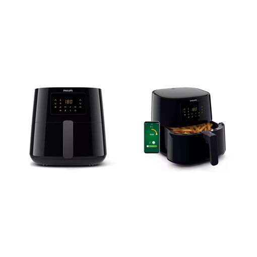 Philips Essential HD9280 Airfryer XL - Friteuse avec peu d'huile - 6.2 litres - 2000 Watt - argent fonc�/noir image 1 | Rakuten