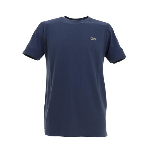 Tee Shirt Manches Courtes Teddy Smith The Tee 1 Mc Bleu Pétrole S