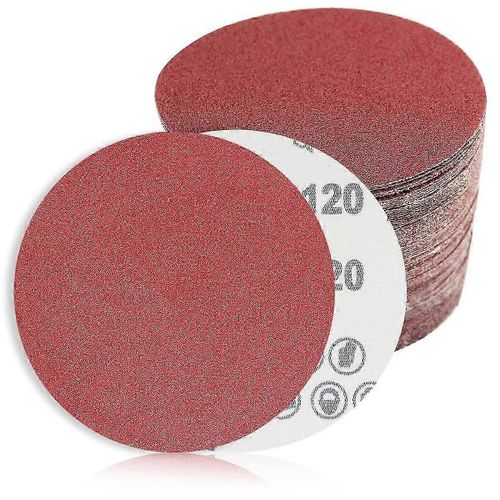 Ensemble de disques en papier de verre de 150 mm de 60 pièces | 5xp40-1200 Grit | Ponceuse excentrique