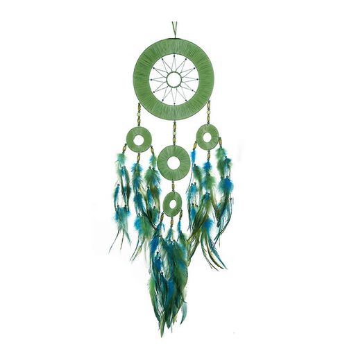 Net de Dreamcatchers vintage ethnique avec des pendations murales tiss¿¿es ¿¿ la main perles ¿¿ la main.