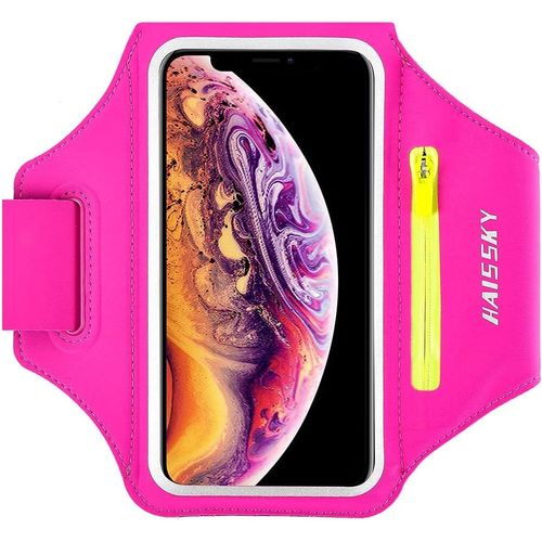 Yemaesre Brassard De Sports Avec Airpods Poche Zippée Pour Iphone 14 13 12 11 Pro/X/Xr/Xs/8/7/6,Samsung Galaxy A51s/A30s/S10/S10+,Jusqu'à 6.9"",Brassard De Téléphone Pour Jogging Cyclisme Randonnée