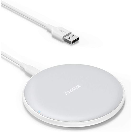 Chargeur Sans Fil,Max 10 W,Powerwave Pad Amélioré Avec Certif. Qi 7,5 W Pour Iphone Xs Max/Xr/Xs/X/8,Charge Rapide De 10 W Pour Galaxy S10/S9/S9+/S8/Note 9(Sans Adaptation)