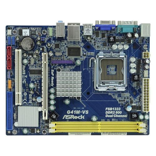 Carte mère ASROCK G41M-VS Intel G41 LGA 775 DDR2 8GB Micro ATX