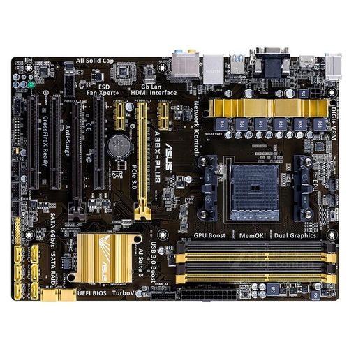 Carte mère ASUS A88X-PLUS AMD A88X Socket FM2/FM2+ DDR3 64GB ATX