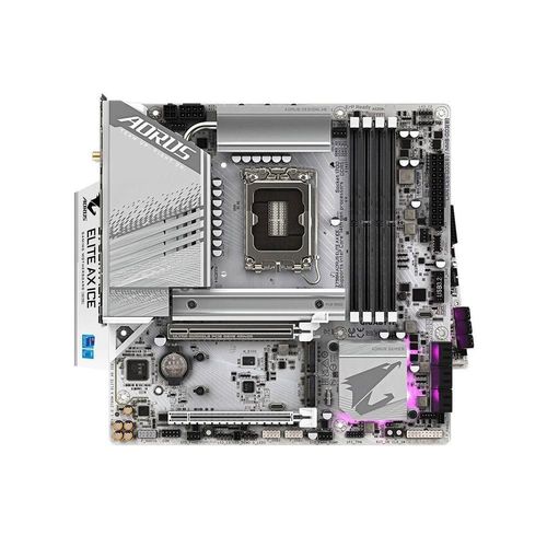 Carte mère GIGABYTE Z790M AORUS ELITE AX ICE Intel Z790 LGA 1700 DDR5 192GB Micro ATX