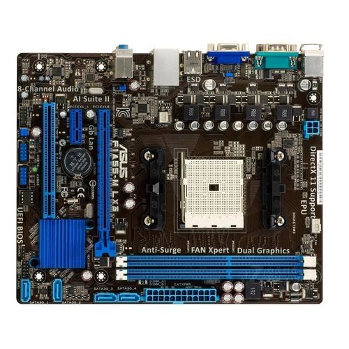 Carte mère ASUS F1A55-M LX3 AMD A55 Socket FM1 DDR3 32GB Micro ATX