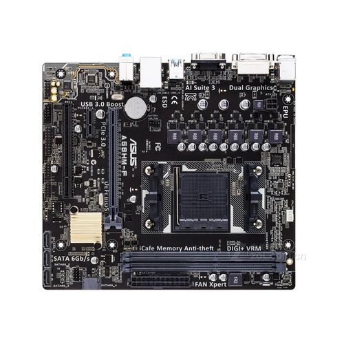 Carte mère ASUS A68HM-F AMD A68H Socket FM2+ DDR3 32GB Micro ATX