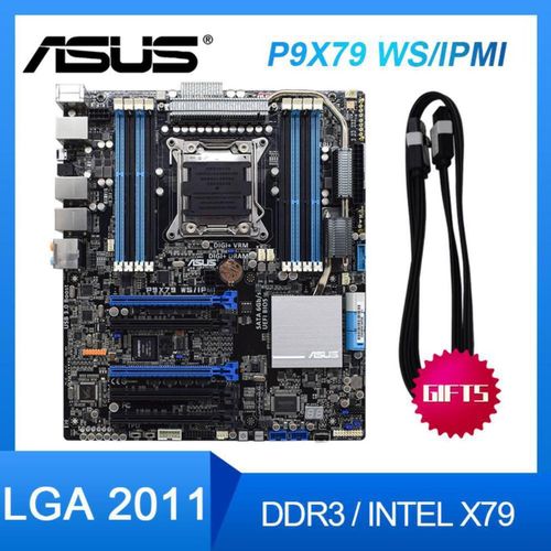 Carte mère ASUS P9X79 WS/IPMI Intel X79 LGA 2011 DDR3 64GB ATX