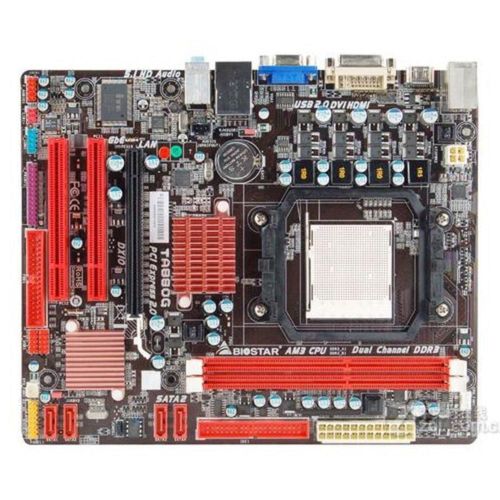 Carte mère Biostar TA880G AMD 880G Socket AM3 DDR3 8GB Micro ATX