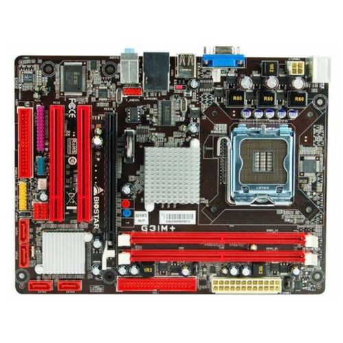 Carte mère Biostar G31M+ Intel G31 LGA 775 DDR2 4GB Micro ATX