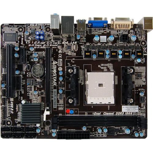 Carte mère Biostar Hi-Fi A75S3 AMD A75 Socket FM2 DDR3 32GB Micro ATX