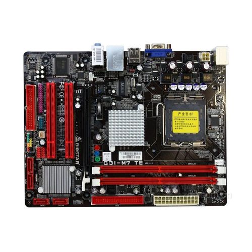 Carte mère Biostar G31-M7 TE Intel G31 LGA 775 DDR2 4GB ATX