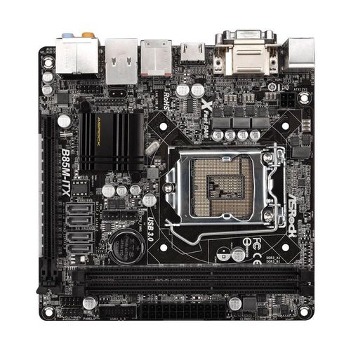Carte mère ASROCK B85M-ITX Intel B85 LGA 1150 DDR3 16GB Mini-ITX