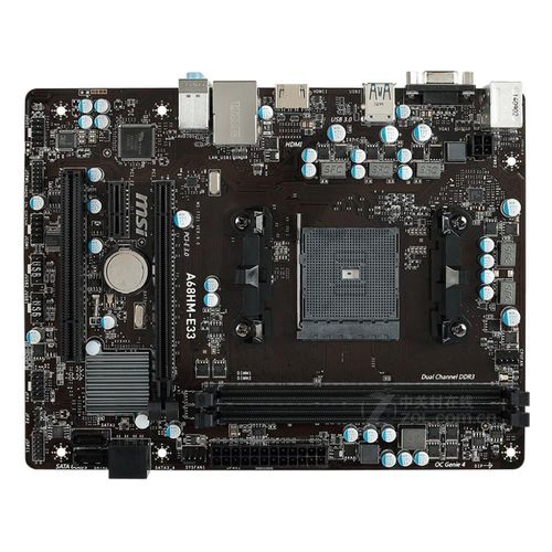 Carte mère MSI A68HM-E33 AMD A68H Socket FM1 DDR3 32GB Micro ATX