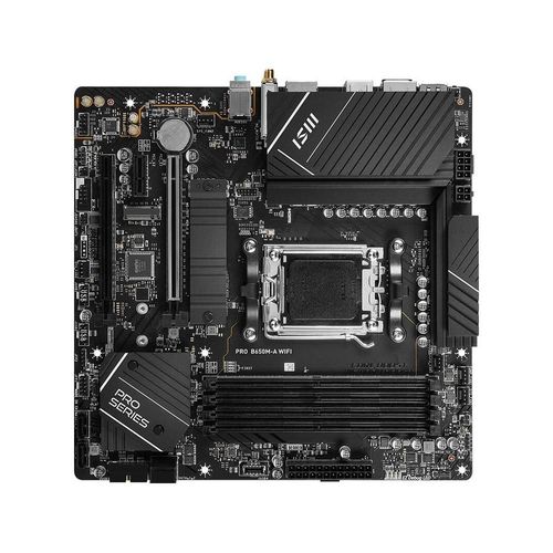Carte mère MSI PRO B650M-A WiFi AMD B650 Socket AM5 DDR5 256GB Micro ATX