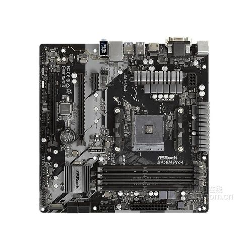 Carte mère ASROCK B450M Pro4 AMD B450 Socket AM4 DDR4 128GB Micro ATX