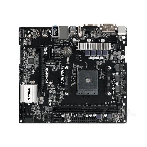 Carte mère ASROCK B450M-HDV AMD B450 Socket AM4 DDR4 64GB Micro ATX