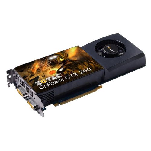Carte graphique ZOTAC Geforce GTX 260 896M GDDR3 448bit PCI Express 2.0 16X 1998MHz