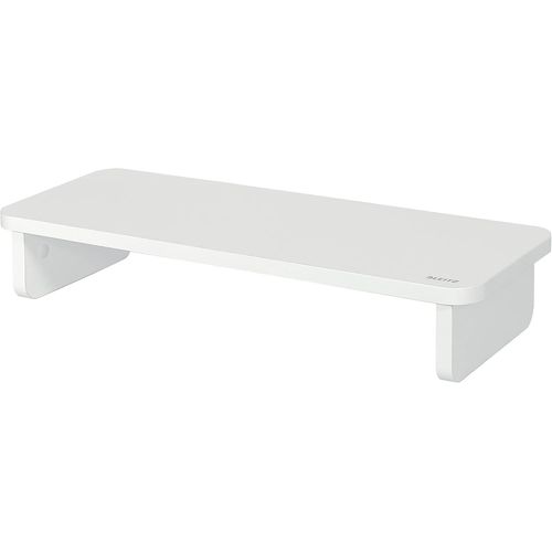 NAERYUT-Ergonomic Monitor Stand For Pc/Laptop Monitor,Monitor Riser For Screens Up To 24""/20Kg,Keyboard Storage 470Mm,Ergo Range,White,64340001