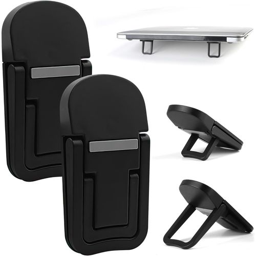 NAERYUT-2 Pack Portable Keyboard Risers With Dual Tilt Adjustment,Foldable Laptop Stand,Adjustable Self Adhesive Feet For Most Laptops
