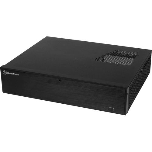NAERYUT-Silverstone Sst-Ml04B-Milo Slim Silent Pc Case Htpc Micro Atx,Black