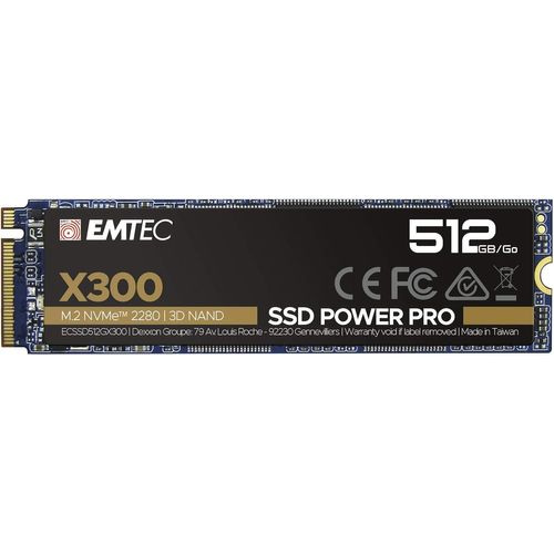 NAERYUT-Internal Ssd Hard Drive X300 M.2 2280 Ssd Power Pro 512Gb-Pci Express 3.0 3D Nand Nvme-Ideal Ultrabook,High Performance Computing