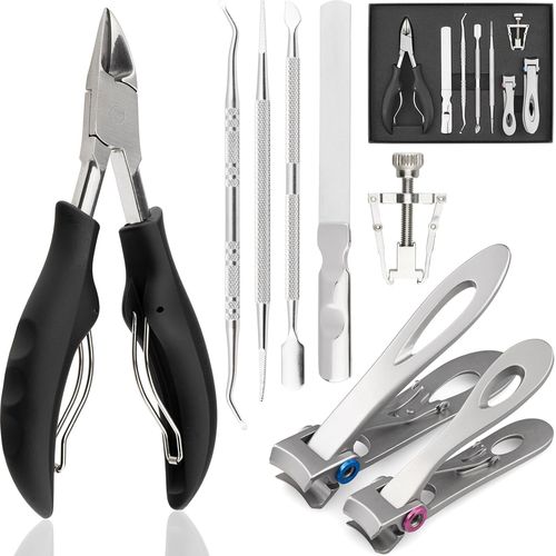 Ershi-Kit Manucure Pedicure 8 Pièces - Soin Professionnel Des Pieds Et Des Mains - Pince À Ongles Et Coupe Ongle Professionnel De [1 