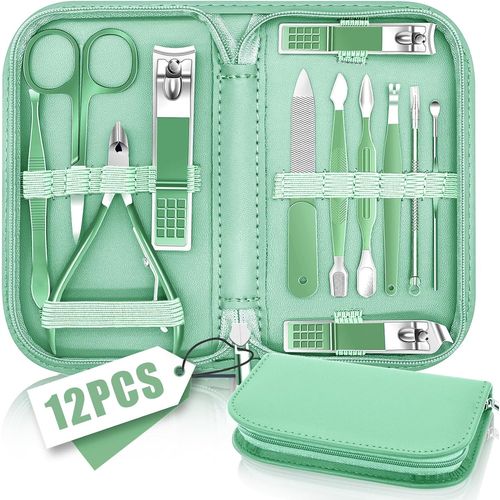 Ershi-Kit Manucre Pedicure, Coupe Ongle Professionnel, Trousse Manucure Femme Et Hommes, Manucure Accessoires, Coupe Ongle Pied, K[6 