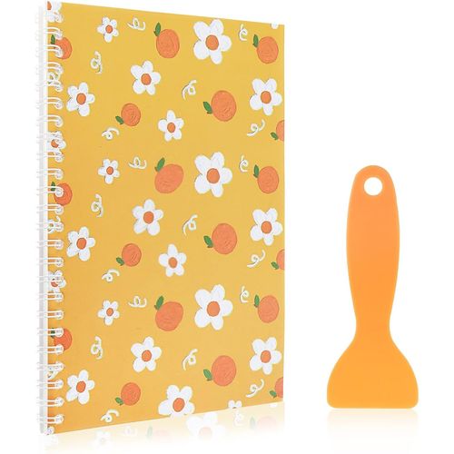 ERSHI-Album de collection d'autocollants avec spatule en plastique livre d'autocollants réutilisables bloc-notes, collection d'aut[2