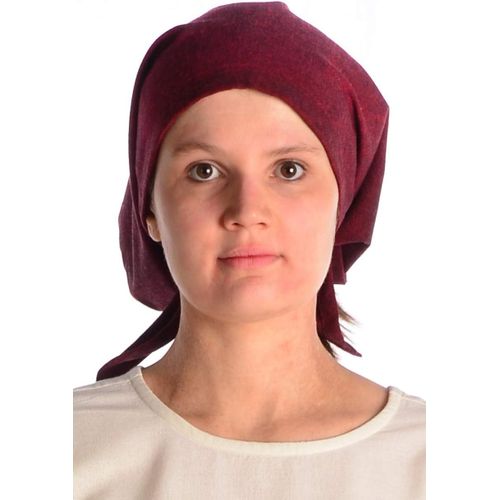 Ershi-Foulard Médiéval Laudamie En Coton Blanc, Beige, Noir, Rouge, Marron, Vert, Bleu[2012]