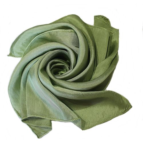 Ershi-Yss Foulard En Soie De Qualité 1a Couleur Unie Fabriqué En Thaïlande[2258]