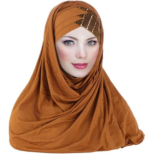 Ershi-Femmes Echarpes Wraps Dames Foulard En Polyester Foulard Élastique Coupe-Vent Chaud[2262]