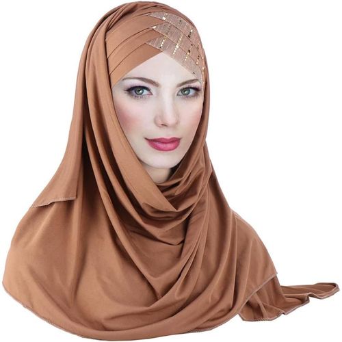 Ershi-Femmes Echarpes Wraps Dames Foulard En Polyester Foulard Élastique Coupe-Vent Chaud[2267]