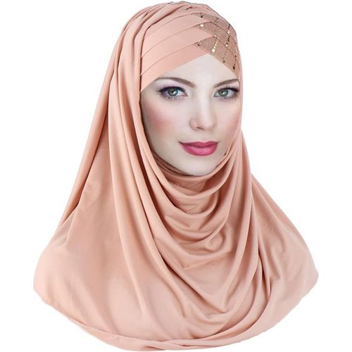 Ershi-Femmes Echarpes Wraps Dames Foulard En Polyester Foulard Élastique Coupe-Vent Chaud[2266]