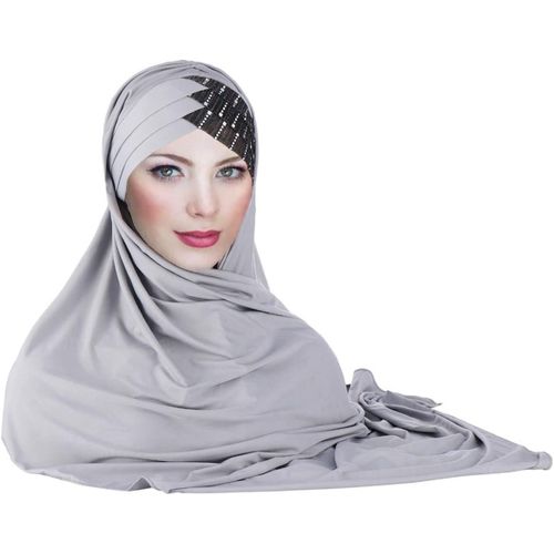 Ershi-Femmes Echarpes Wraps Dames Foulard En Polyester Foulard Élastique Coupe-Vent Chaud[2269]