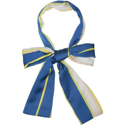 Ershi-Women Polka Dot Stripe Chain Print Long Skinny Scarf Neck Scarves Neckerchief Hairband[2310]