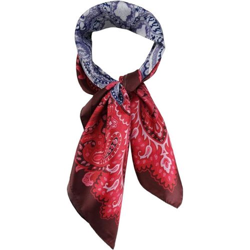 Ershi-Foulard En Velours Pour Femme À Motifs - Dimensions Du Foulard : 60 X 60 Cm[1846]
