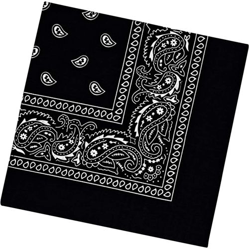 Ershi-® Paisley Bandana Fazzoletti Di Cotone Per Polvere Sport All'aperto Bandana Quadrata Moda Capelli Accessorio Fazzoletto Band[2